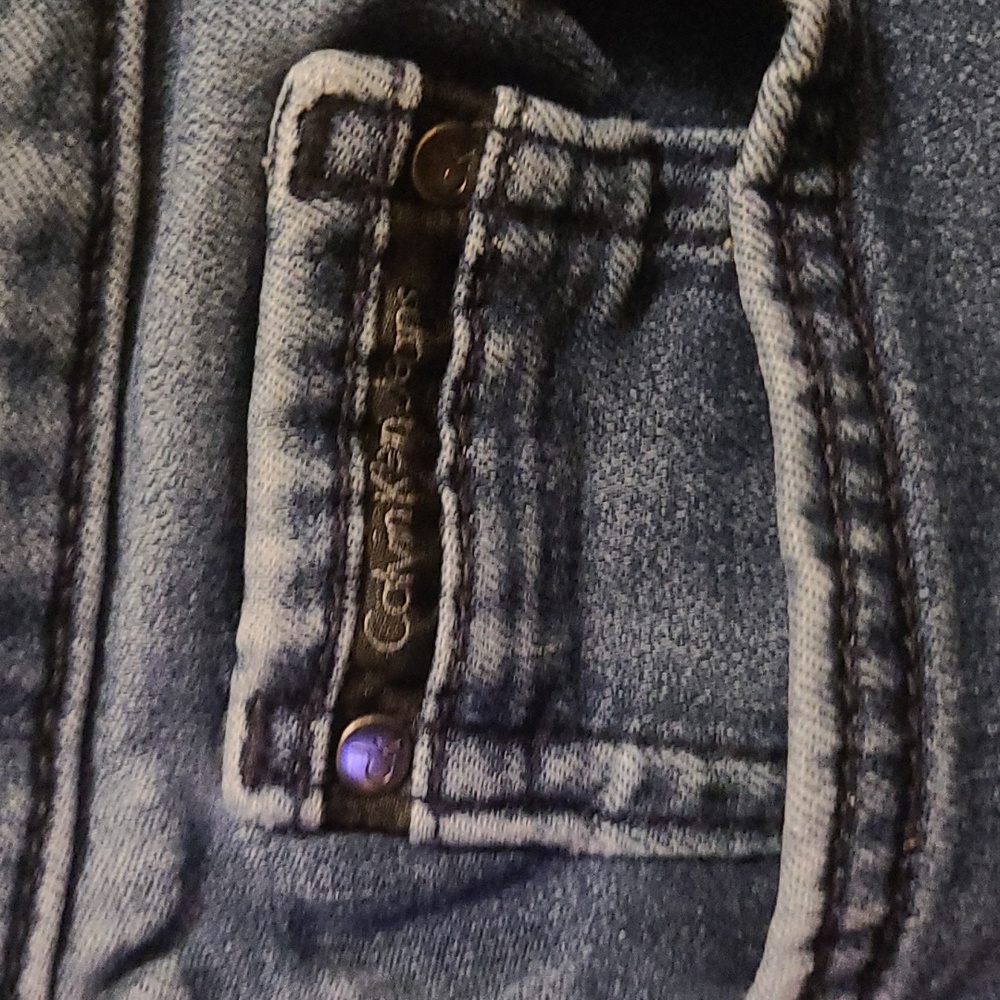 Calvin Klein Women's Classic Blue Jean Shorts - Picture 2 of 3